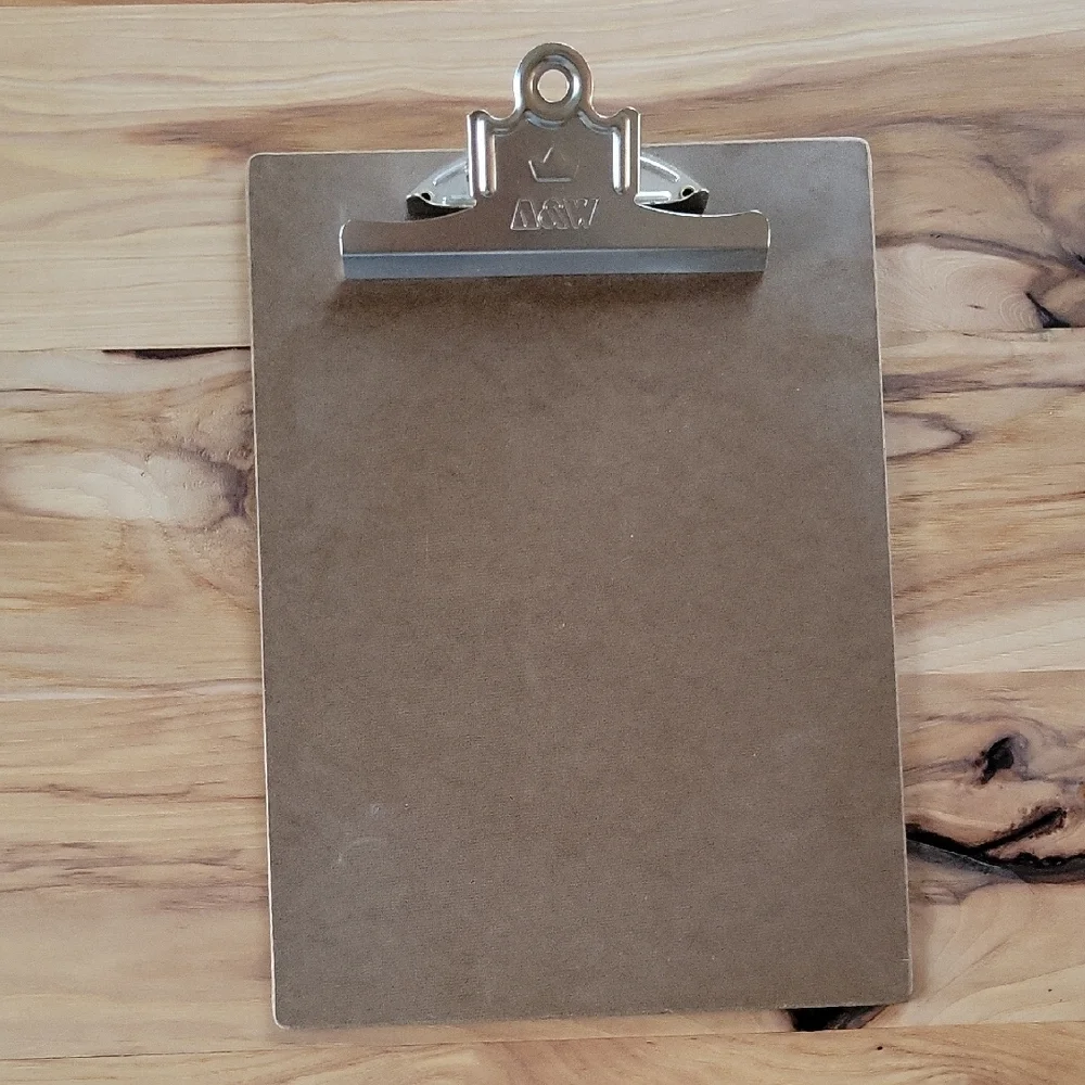 Stylish Clipboard Set - Black, Brown, Gray